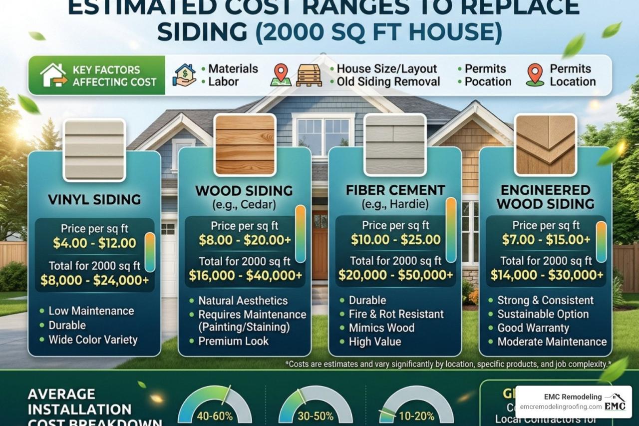 Cost to Replace Siding on House: 2026 Ultimate Guide